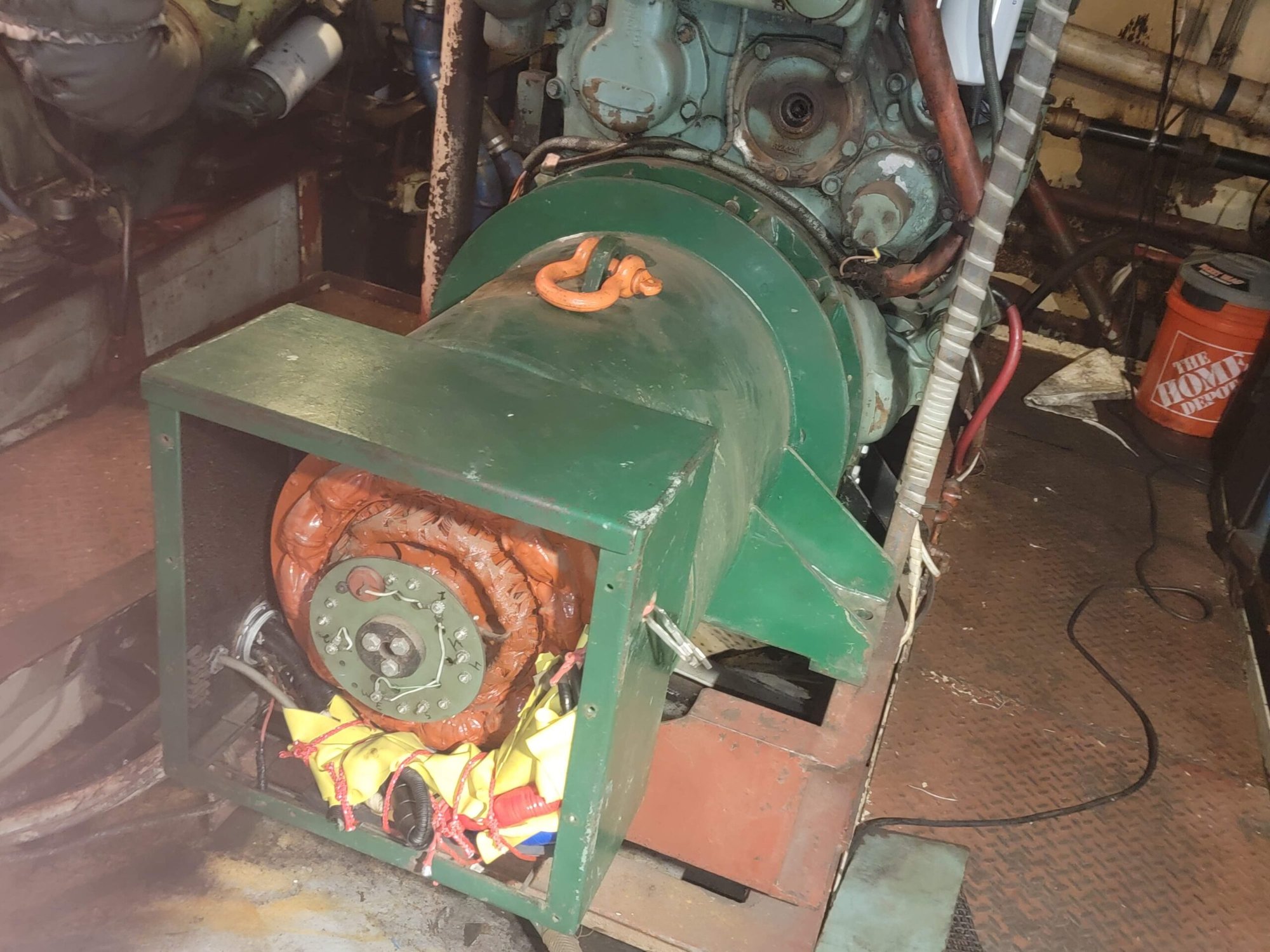 Exciter rewinding